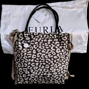 Furla Leopard Tote Bag